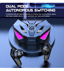 Auricolari gaming X15 black Earbuds da gioco con display led Earphone Bluetooth V5.0 WI-FI cuffie TWS a bassa latenza CVC8.0 Auricolari gaming X15 black Earbuds da gioco con display led Earphone Bluetooth V5.0 WI-FI cuffie TWS a bassa latenza CVC8.0