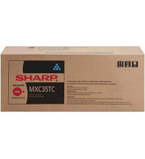 Sharp MX-C35TC ciano toner originale Sharp MX-C357F, MX-C407P MXC35TC capacità 6.000 pagine Sharp MX-C35TC ciano toner originale Sharp MX-C357F, MX-C407P MXC35TC capacità 6.000 pagine