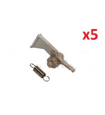Unghietta superiore 5 pz AE04-4060, AA06-0539 5x Upper Picker Finger W/Spring compatibile per Ricoh MP9001,7000,8000 Unghietta superiore 5 pz AE04-4060, AA06-0539 5x Upper Picker Finger W/Spring compatibile per Ricoh MP9001,7000,8000