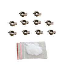 10xBoccola del rullo inferiore destra 10xLower Roller Bushing Right  COMPATIBILE PER HP 4250,4350,4200 RC1-3362-000 10xBoccola del rullo inferiore destra 10xLower Roller Bushing Right  COMPATIBILE PER HP 4250,4350,4200 RC1-3362-000