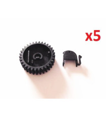 5xIngranaggi a rulli inferiori 32T 5xLower Roller Gear 32T  COMPATIBILI PER HP M630,M604,M606,M601,603 RU7-0296-000 5xIngranaggi a rulli inferiori 32T 5xLower Roller Gear 32T  COMPATIBILI PER HP M630,M604,M606,M601,603 RU7-0296-000