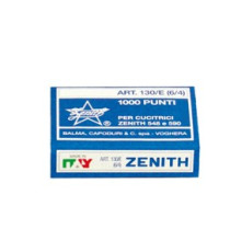 Punti 130/E - 6/4 - acciaio naturale - metallo - Zenith - conf. 1000 punti Punti 130/E - 6/4 - acciaio naturale - metallo - Zenith - conf. 1000 punti