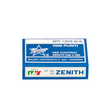 Punti 130/E - 6/4 - acciaio naturale - metallo - Zenith - conf. 1000 punti Punti 130/E - 6/4 - acciaio naturale - metallo - Zenith - conf. 1000 punti