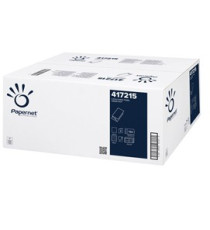 Asciugamani piegati a V - 2 veli - 18 gr - goffratura a onda - 24 x 21 cm - bianco - Papernet - conf. 150 pezzi Asciugamani piegati a V - 2 veli - 18 gr - goffratura a onda - 24 x 21 cm - bianco - Papernet - conf. 150 pezzi