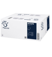Asciugamani piegati a V - 2 veli - 18 gr - goffratura a onda - 24 x 21 cm - bianco - Papernet - conf. 150 pezzi Asciugamani piegati a V - 2 veli - 18 gr - goffratura a onda - 24 x 21 cm - bianco - Papernet - conf. 150 pezzi