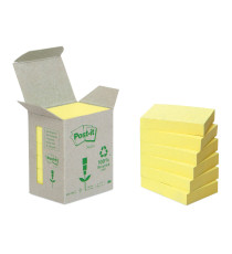 Blocco Post it® Notes Green - 653-1B - 38 x 51 mm - 100% riciclabile - giallo - 100 fogli - - Post it® Blocco Post it® Notes Green - 653-1B - 38 x 51 mm - 100% riciclabile - giallo - 100 fogli - - Post it®