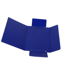Cartellina con elastico - presspan - 3 lembi - 700 gr - 25x34 cm - blu - Cartotecnica del Garda Cartellina con elastico - presspan - 3 lembi - 700 gr - 25x34 cm - blu - Cartotecnica del Garda
