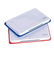 Cuscinetto per timbri in gomma - rosso - Viva