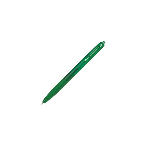 Penna a scatto Supergrip G - punta 0,7mm - verde - Pilot