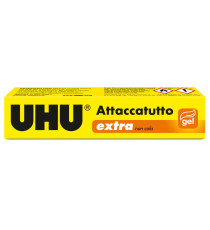 Colla attaccatutto Extra - 20 ml - trasparente - UHU Colla attaccatutto Extra - 20 ml - trasparente - UHU
