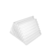 Colla stick mini - 10 cm x diam. 7 mm - Deco - conf. 50 pezzi Colla stick mini - 10 cm x diam. 7 mm - Deco - conf. 50 pezzi