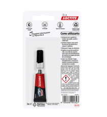 Colla Super Attak Power Gel - 3 gr - trasparente - Loctite Colla Super Attak Power Gel - 3 gr - trasparente - Loctite