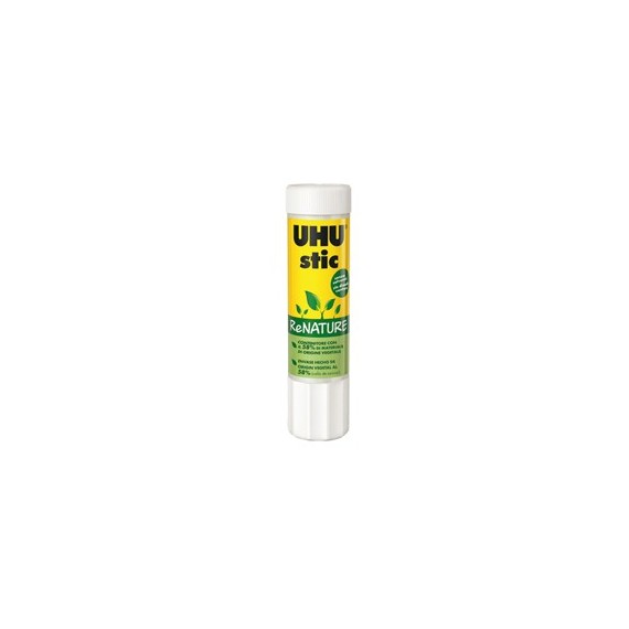 Colla UHU Stic ReNATURE - 40 gr - bianco - UHU