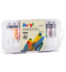 Colori a olio e acrilici - 18ml - colori assortiti - Primo - astuccio 10 colori