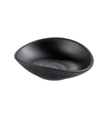 Coppetta in melamina - 13 x 11 x 3,5 cm - nero - Leone