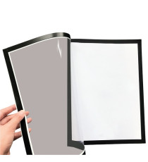 Cornice magnetica retroadesiva Starwall - A4 - nero - Starline