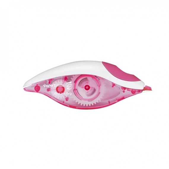 Correttore a nastro Dryline Grip - 5mm x 8,5mt - colori assortiti - Papermate