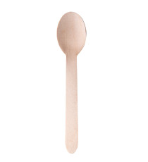 Cucchiaio monouso in legno - 16 cm - Signor Bio - conf. 100 pezzi Cucchiaio monouso in legno - 16 cm - Signor Bio - conf. 100 pezzi