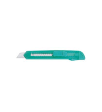 Cutter con bloccalama - 18 mm - Lebez - conf. 20 pezzi Cutter con bloccalama - 18 mm - Lebez - conf. 20 pezzi