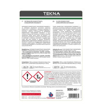 Disinfettante detergente - per pavimenti - concentrato - 5 lt - Tekna Disinfettante detergente - per pavimenti - concentrato - 5 lt - Tekna