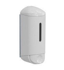Dispenser a muro Shower Small - per hotel - 0,17 L - bianco - Mar Plast Dispenser a muro Shower Small - per hotel - 0,17 L - bianco - Mar Plast