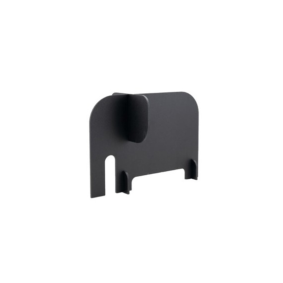 Lavagna Silhouette - forma elefante - 14,3 x 19,8 x 10 cm - nero - Securit