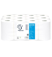 Asciugamani in rotolo Centrefeed - Mini - 2 veli - diametro 14,5 cm - 17 gr - 22 cm x 69 mt - bianco - Papernet Asciugamani in rotolo Centrefeed - Mini - 2 veli - diametro 14,5 cm - 17 gr - 22 cm x 69 mt - bianco - Papernet
