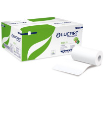 Asciugamani in rotolo Eco 70 - Mini - 2 veli - goffratura micro+ - 18,5 gr - diametro 13 cm - 22,8 cm x 70 mt - bianco - Asciugamani in rotolo Eco 70 - Mini - 2 veli - goffratura micro+ - 18,5 gr - diametro 13 cm - 22,8 cm x 70 mt - bianco -