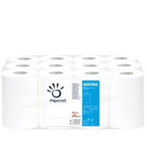 Asciugamani in rotolo mini Centrefeed - 2 veli - 18 gr - diametro 14,5 cm - 20,9 cm x 77 mt - 218 strappi - bianco - Pap Asciugamani in rotolo mini Centrefeed - 2 veli - 18 gr - diametro 14,5 cm - 20,9 cm x 77 mt - 218 strappi - bianco - Pap