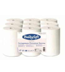 Asciugamani in rotolo Premium - Mini - 2 veli - goffratura micro - 19 gr - diametro 13 cm - 21,5 cm x 60 mt - bianco - B Asciugamani in rotolo Premium - Mini - 2 veli - goffratura micro - 19 gr - diametro 13 cm - 21,5 cm x 60 mt - bianco - B