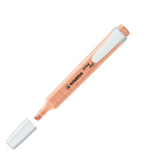 Astuccio evidenziatore Swing Cool Pastel - punta a scalpello - tratto 1 - 4 mm - colori assortiti - Stabilo - astuccio 6