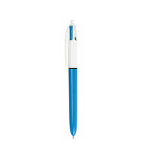 Penna a sfera scatto multifunzione 4 Colours Classic  - punta 1,0mm - nero, blu, rosso, verde - Bic -  conf. 12 pezzi