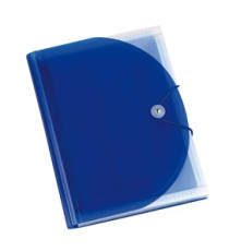 Portadocumenti Plastidea - a soffietto - 13 tasche - PP - A4 - blu - Iternet Portadocumenti Plastidea - a soffietto - 13 tasche - PP - A4 - blu - Iternet