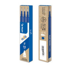 Refill sfera a scatto Frixionball Clicker - punta 0,5mm - blu - Pilot - conf. 3 pezzi
