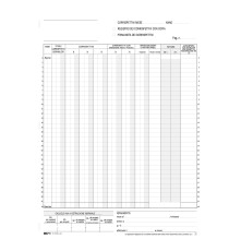 Registro prima nota Iva corrispettivi - 13/13 fogli autoricalcanti - 29,7 x 23cm - Edipro Registro prima nota Iva corrispettivi - 13/13 fogli autoricalcanti - 29,7 x 23cm - Edipro