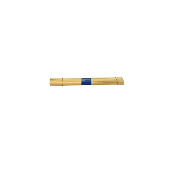 Bastoncini in legno - colore naturale - 40 cm x 4 mm - DECO - conf. 50 pezzi