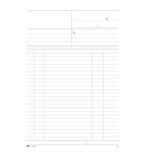 Blocco multiuso bianco - 50/50 fogli autoricalcanti - 31 x 21cm - Edipro