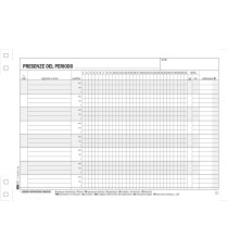 Blocco presenze - 15 x 23cm - 50/50 fogli autoricalcanti - Edipro Blocco presenze - 15 x 23cm - 50/50 fogli autoricalcanti - Edipro