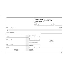Blocco ricevute d'affitto - 50/50 fogli autoricaricanti - 9,9 x 17cm - 50 fogli - Edipro Blocco ricevute d'affitto - 50/50 fogli autoricaricanti - 9,9 x 17cm - 50 fogli - Edipro