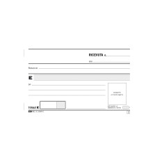Blocco ricevute generiche - 33 fogli 3 copie autoricalcanti - 9,9 x 17cm - Edipro Blocco ricevute generiche - 33 fogli 3 copie autoricalcanti - 9,9 x 17cm - Edipro