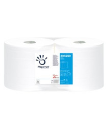 Bobina asciugatutto Special - 2 veli - microgoffrata - 18 gr - diametro 25 cm - 25,7 cm x 191 mt - bianco - Papernet Bobina asciugatutto Special - 2 veli - microgoffrata - 18 gr - diametro 25 cm - 25,7 cm x 191 mt - bianco - Papernet