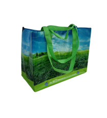 Borsa ripiegabile - per la spesa - con ganci - PP - 38 x 43 x 20 cm - Berni Group