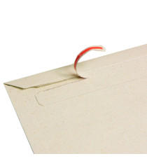 Busta Cart Grass - A5 - 22,4 x 17 x 2,5 cm - cartoncino teso - grigio - Bong Packaging - conf. 200 pezzi