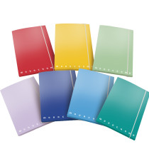 Cartellina con elastico Monocromo - cartone - 3 lembi - dorso 1,2 cm - 26x34 cm - col. assortiti - Pigna Cartellina con elastico Monocromo - cartone - 3 lembi - dorso 1,2 cm - 26x34 cm - col. assortiti - Pigna