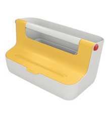 Cassetta portaoggetti Cosy - con maniglia - giallo - Leitz Cassetta portaoggetti Cosy - con maniglia - giallo - Leitz