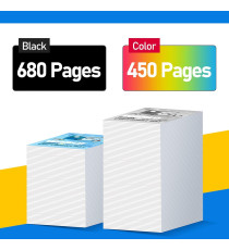 Pack cartuccia Hp 305XLBK + Hp 305XLC 3YM62AE 3YM63AE  compatibili per Hp Deskjet 2710,2720,2724 ENVY 6010,6020,6032,6420,6422