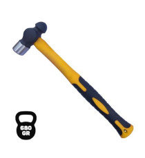 Martello a sfera professionale Blim BL0313 impugnatura in gomma antiscivolo testa in resistente acciaio forgiato peso di 680 gr Martello a sfera professionale Blim BL0313 impugnatura in gomma antiscivolo testa in resistente acciaio forgiato peso di 680 gr
