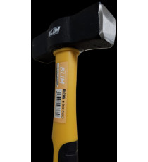 Martello con testa in acciaio al carbonio forgiato da 1 Kg Blim BL0315 professionale - manico in fibra di vetro antiscivolo Martello con testa in acciaio al carbonio forgiato da 1 Kg Blim BL0315 professionale - manico in fibra di vetro antiscivolo