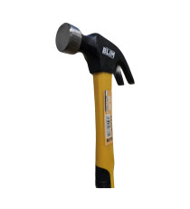 Martello tipo americano Blim BL0310 con testa in acciaio forgiato da 225gr professionale - Manico in Fibra di Vetro antiscivolo Martello tipo americano Blim BL0310 con testa in acciaio forgiato da 225gr professionale - Manico in Fibra di Vetro antiscivolo