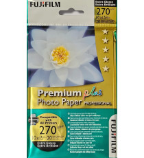 Carta fotografica lucida 10x15cm 270GR 20 fogli Fujifilm WP270GL4R20E 4R Premium Plus Photo Paper Professional 100x150mm